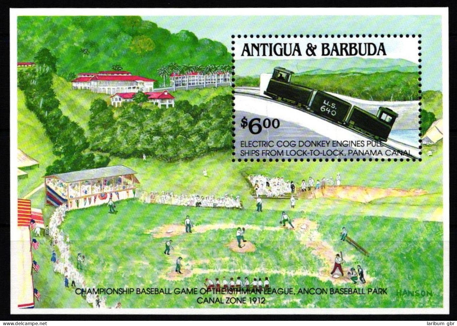 Antigua Und Barbuda Block 198 Postfrisch #KX984 - Trains