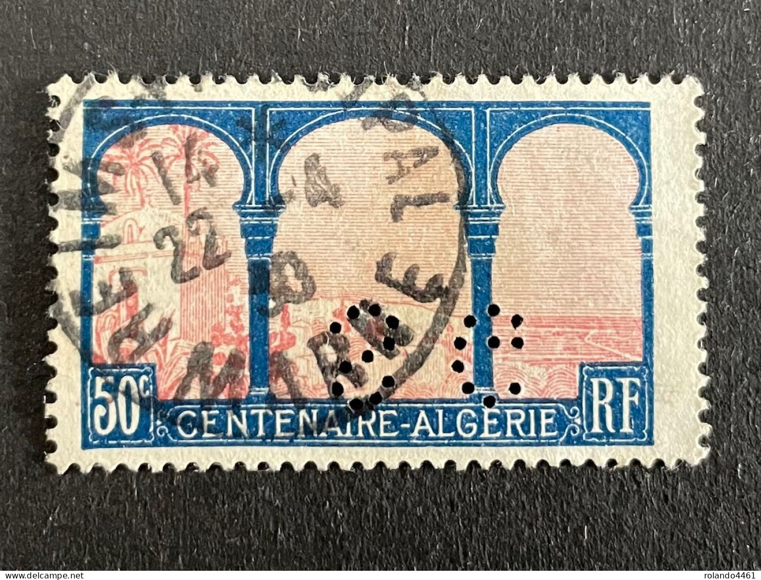 FRANCE S N° 263 1930 SG 96 Indice 3 Perforé Perforés Perfins Perfin Superbe !! - Other & Unclassified