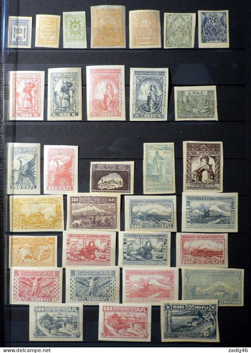 ARMENIE - PETIT LOT DE 32 TIMBRES NEUFS, GOMME D'ORIGINE - Armenien