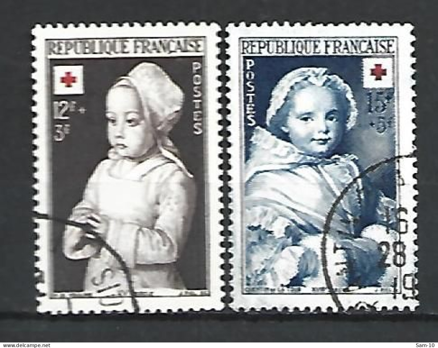 Timbre De France Oblitéré N 914 / 915 - Usati