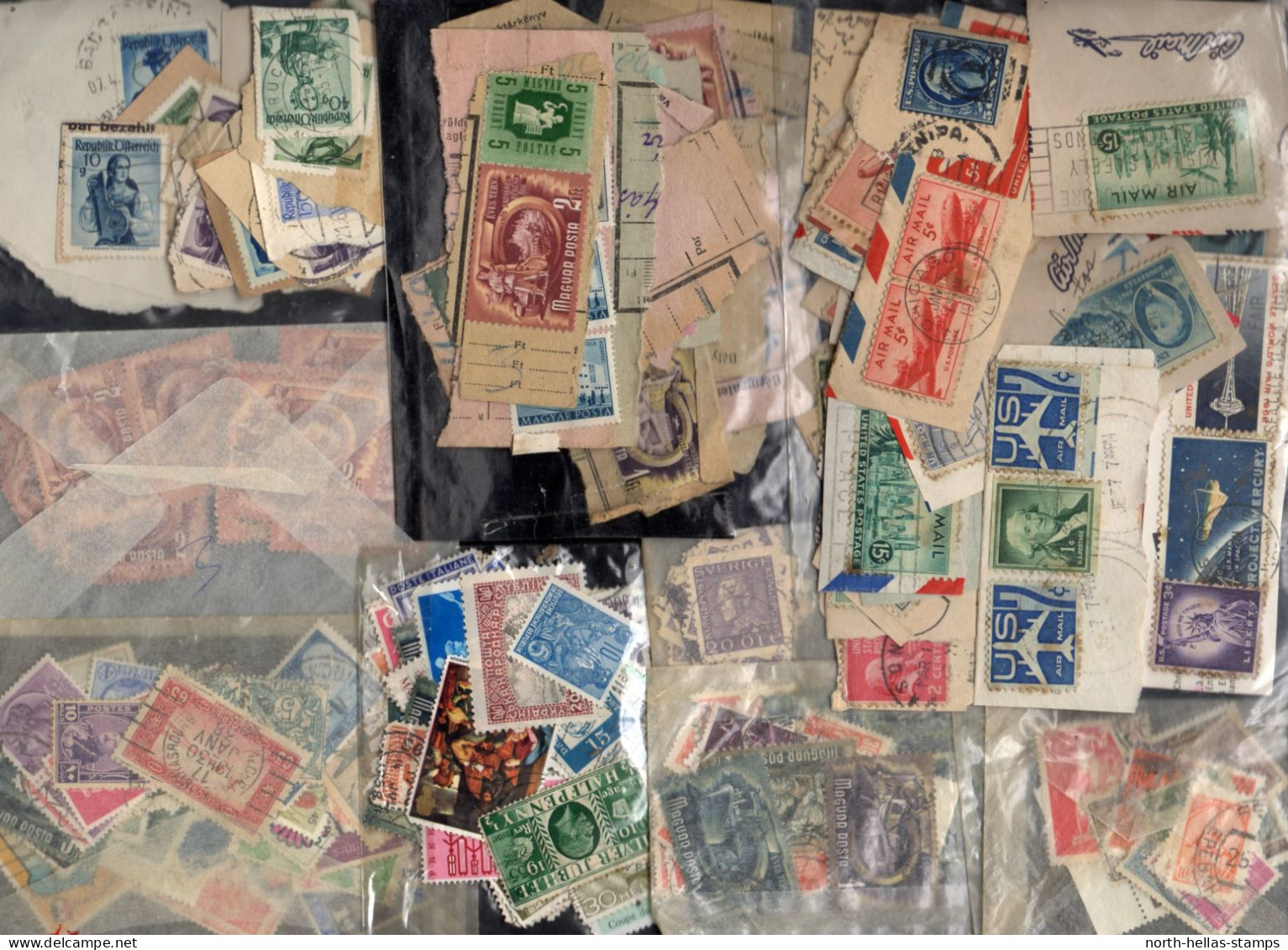 A001 Big Lot (450gr) With Defective And Destroyed Stamps Of The World (11 Scans Full Stamps) Send In Greece & Europe - Sammlungen (ohne Album)