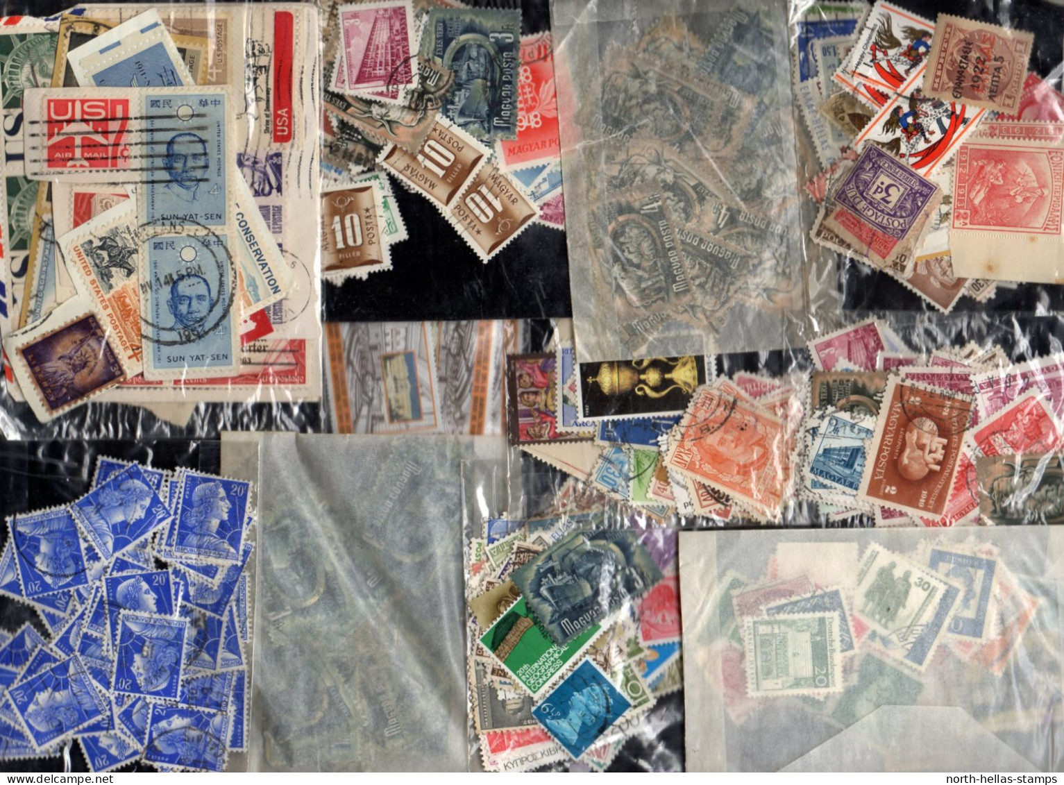 A001 Big Lot (450gr) With Defective And Destroyed Stamps Of The World (11 Scans Full Stamps) Send In Greece & Europe - Collections (sans Albums)