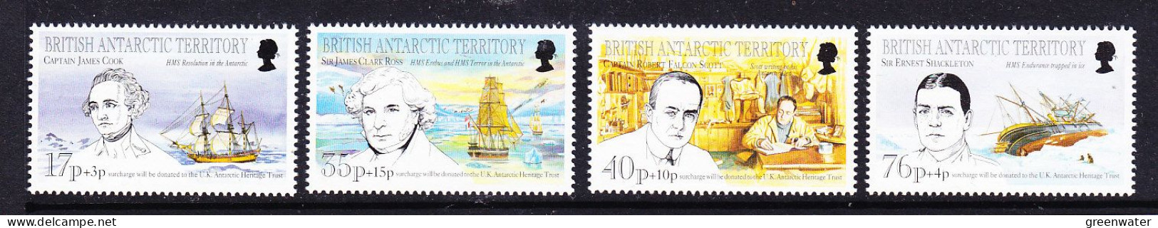 British Antarctic Territory (BAT) 1994 Antarctic Heritage 4v ** Mnh (59532A) - Unused Stamps