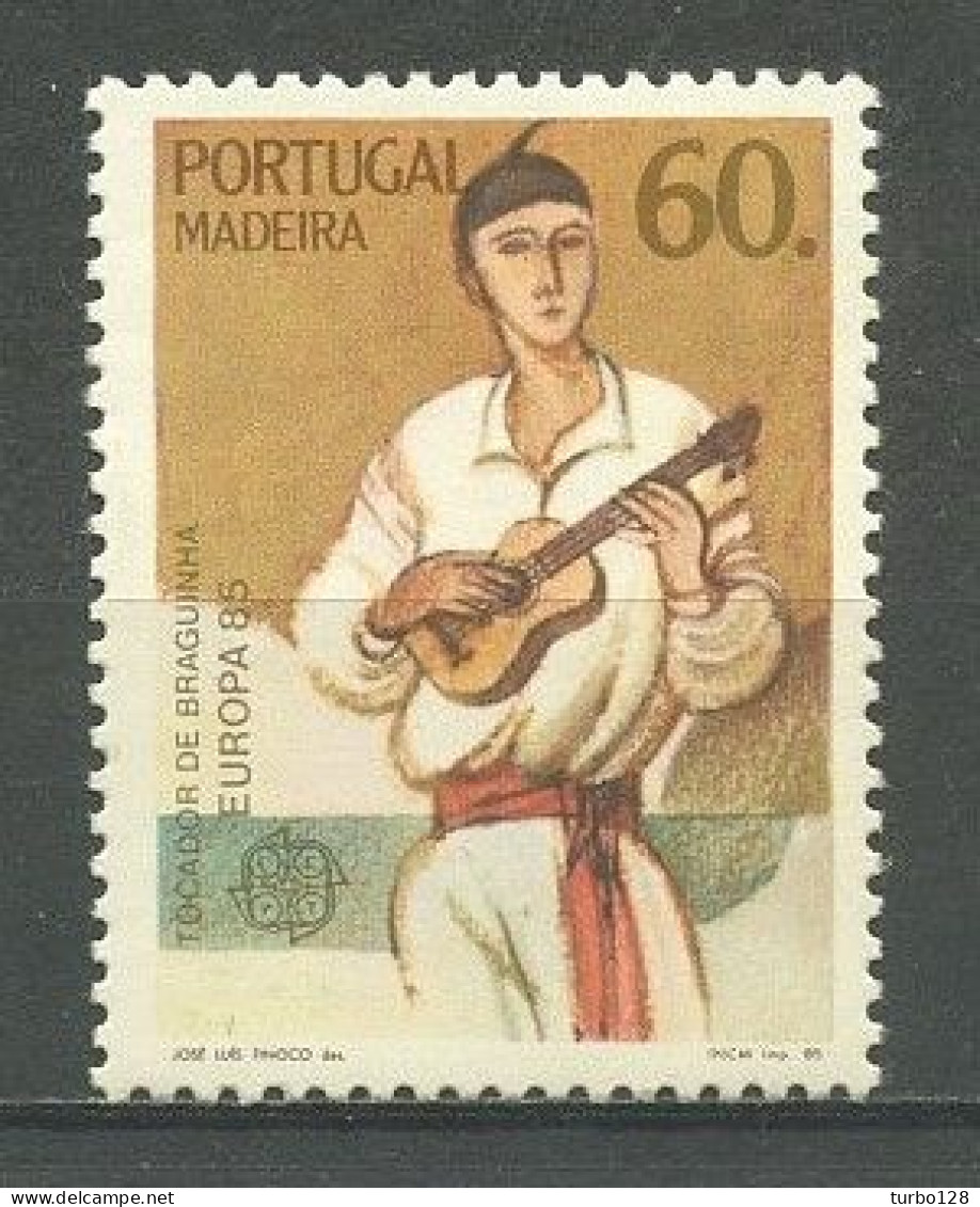 MADERE 1985  N° 102 ** Neuf MNH Superbe C 2.75 € Musique Joueur De Braguinha Guitare à 4 Cordes Instruments EUROPA - Madeira