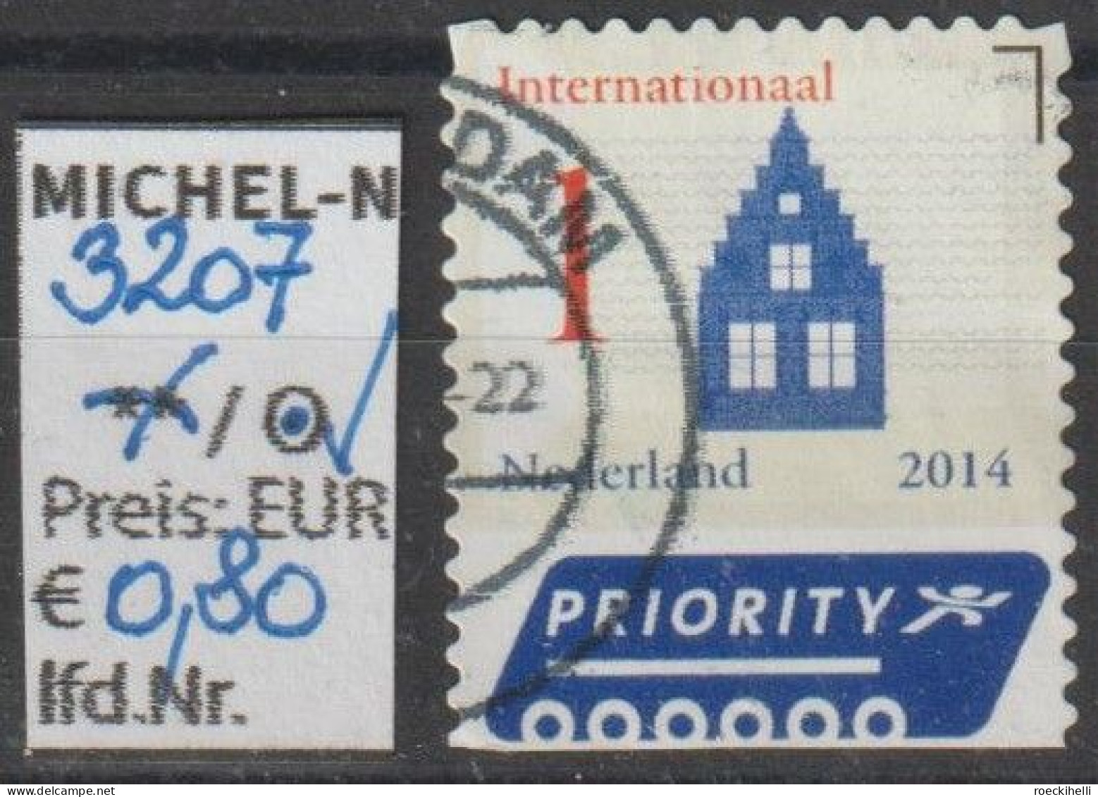 2014 - NIEDERLANDE - FM/DM "Niederländ. Ikonen - Häuser" 1 Mehrf. - O  Gestempelt - S.Scan (3207o Nl) - Used Stamps