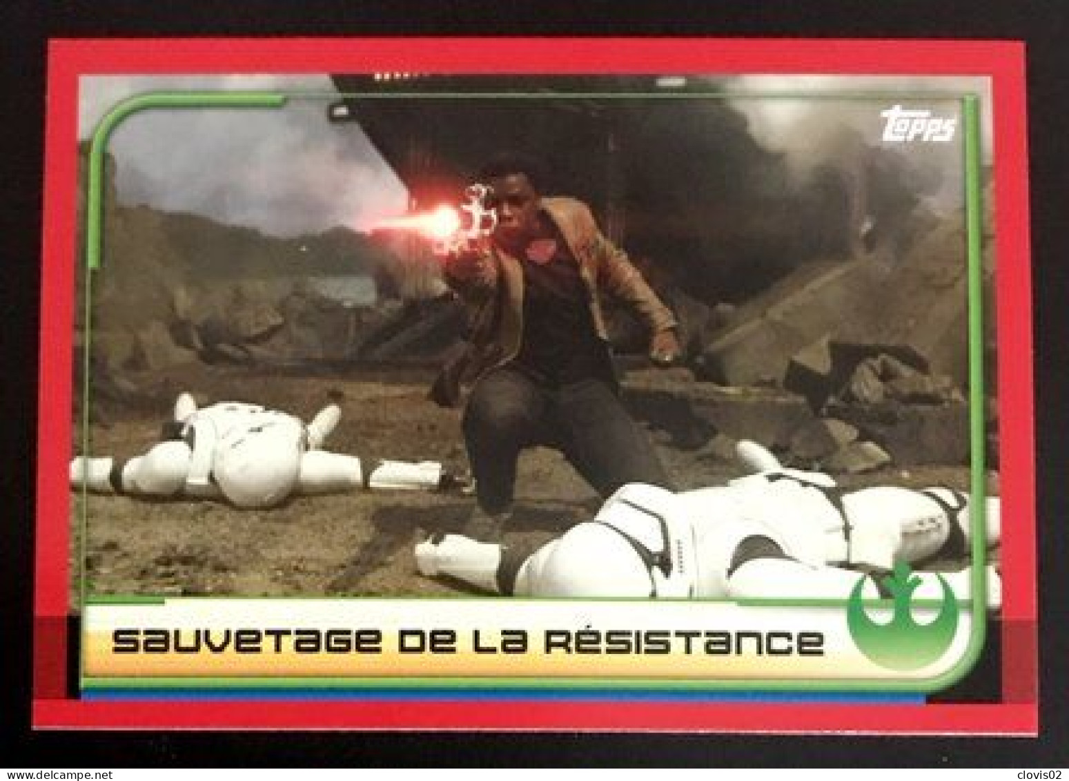 19 - Carte Topps - Voyage Vers Star Wars - Les Derniers Jedi 2017 - Star Wars