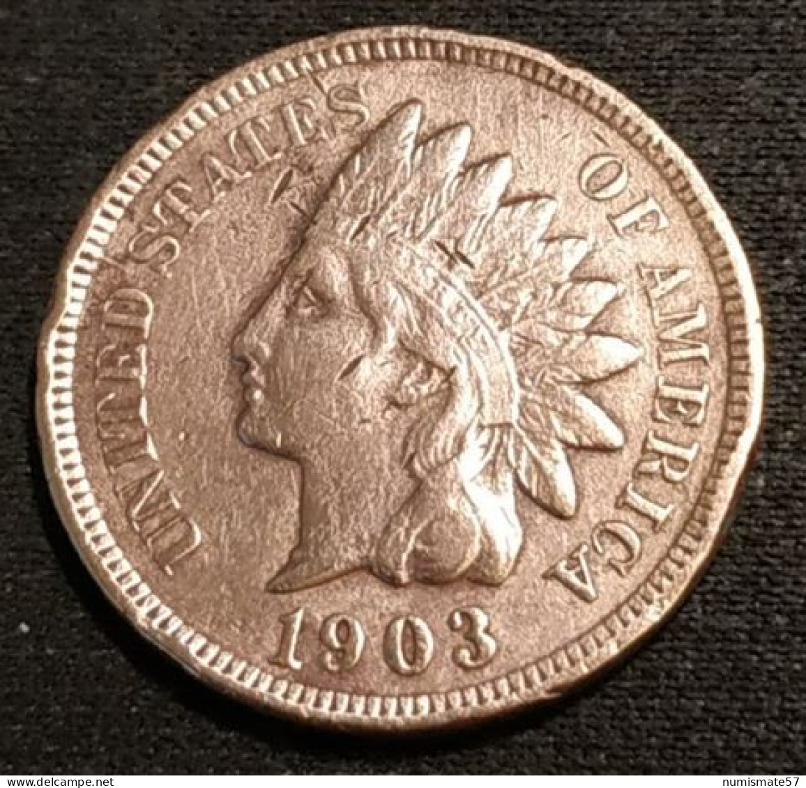 USA - ETATS-UNIS - 1 ONE CENT 1903 - Indian Head - KM 90a - 1859-1909: Indian Head