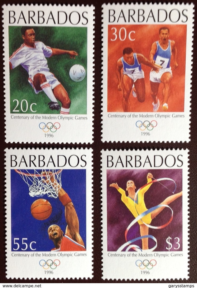 Barbados 1996 Olympic Games MNH - Barbados (1966-...)