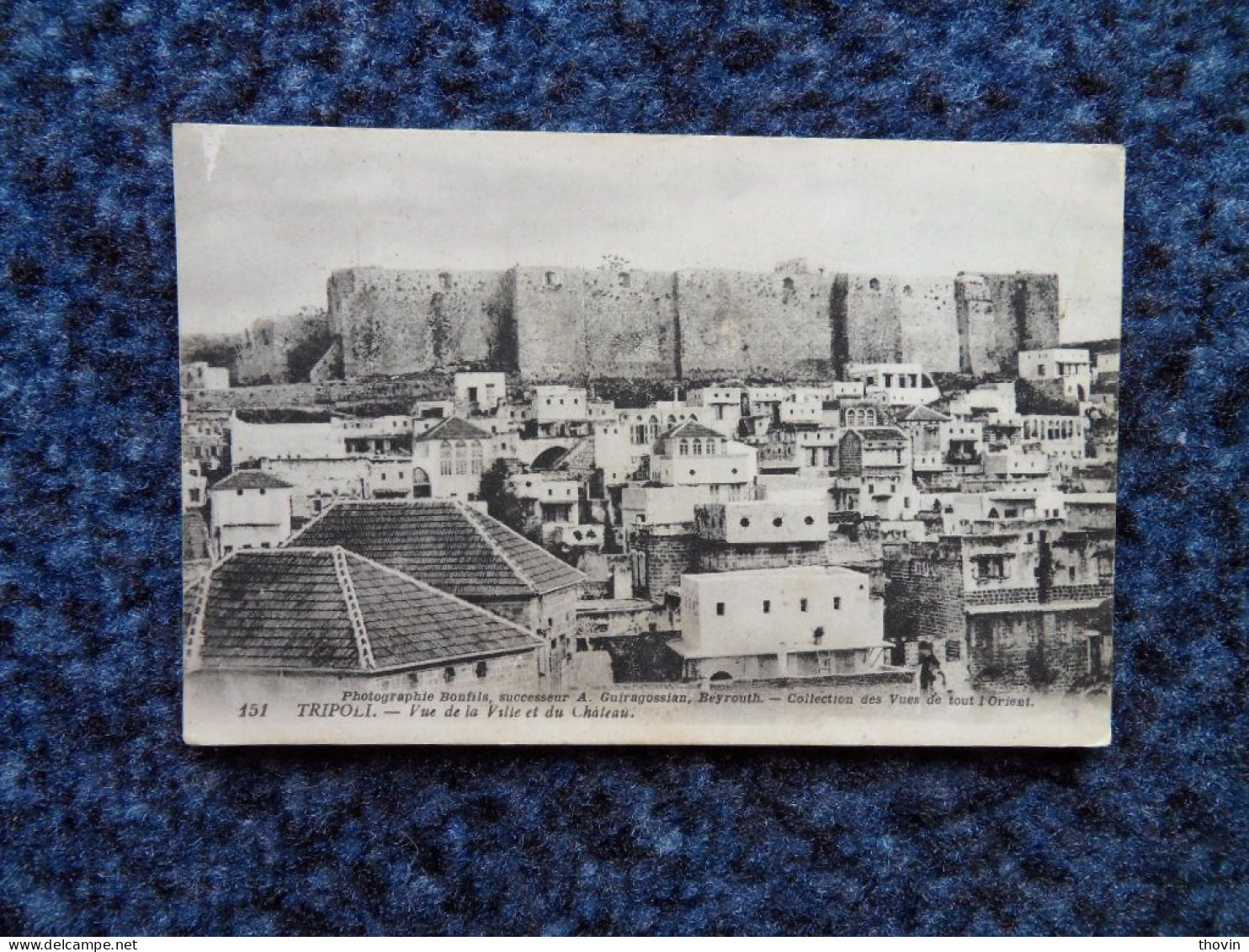 KB10/1007-Libye Tripoli Vue De La Ville Et Du Château 1920 - Libye