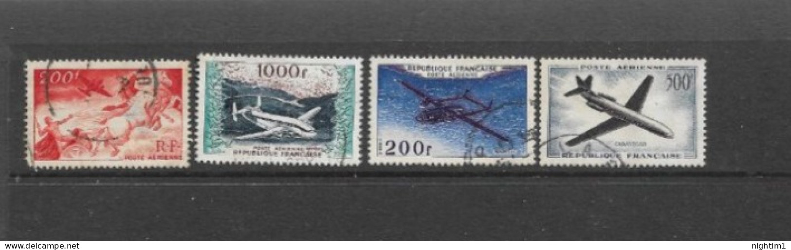 FRANCE COLLECTION.  AIRMAILS HIGH VALUES. USED. - Andere & Zonder Classificatie