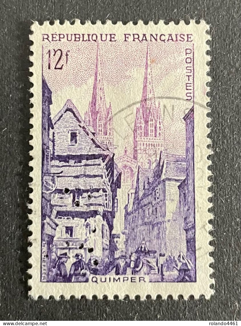 FRANCE A N° 979 1954 A.C 30 Indice 2 Perforé Perforés Perfins Perfin !! Superbe - Sonstige & Ohne Zuordnung