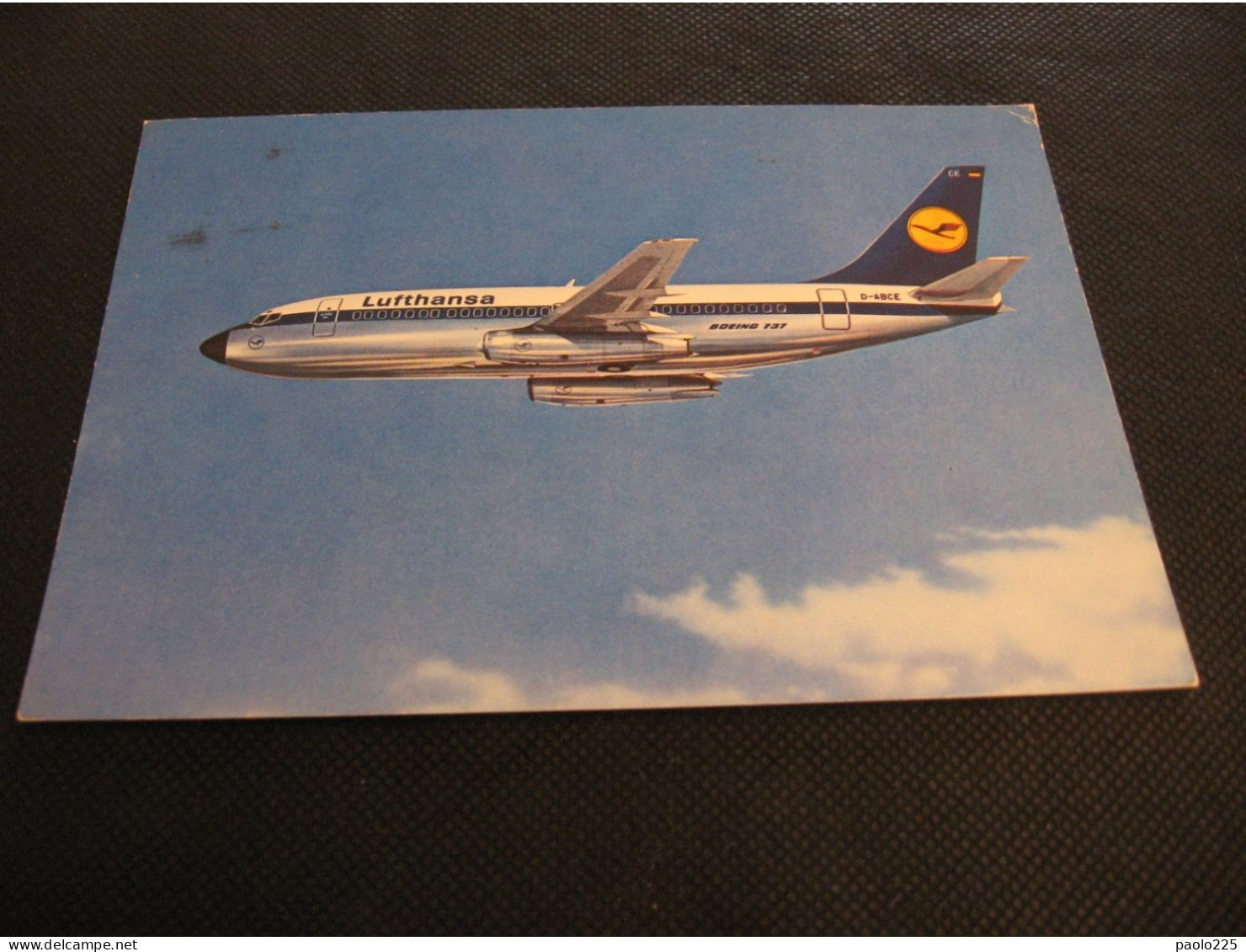 AEREO LUFTHANSA  BOEING 737 CITY JET VEDI RETRO CL VG 1973   Qui Entrate! - 1946-....: Era Moderna