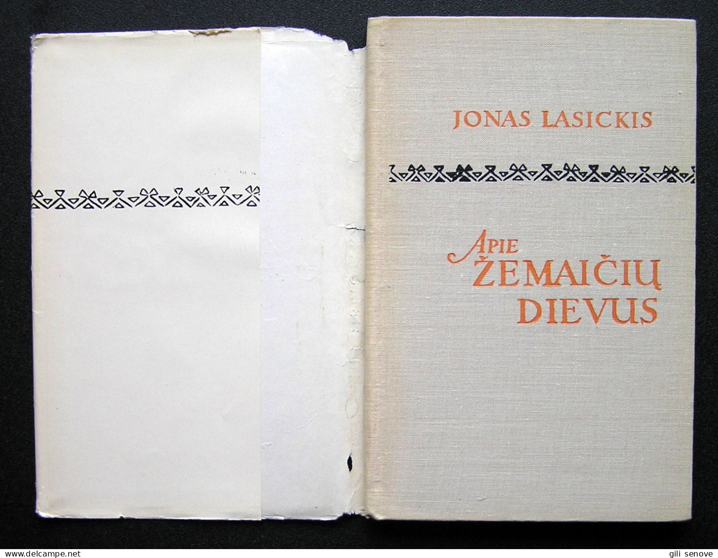 Lithuanian Book / Apie žemaičių Dievus By Lasickis 1969 - Culture