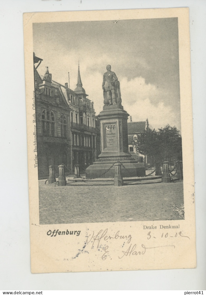 ALLEMAGNE - OFFENBURG - Drake Denkmal (1902) - Offenburg