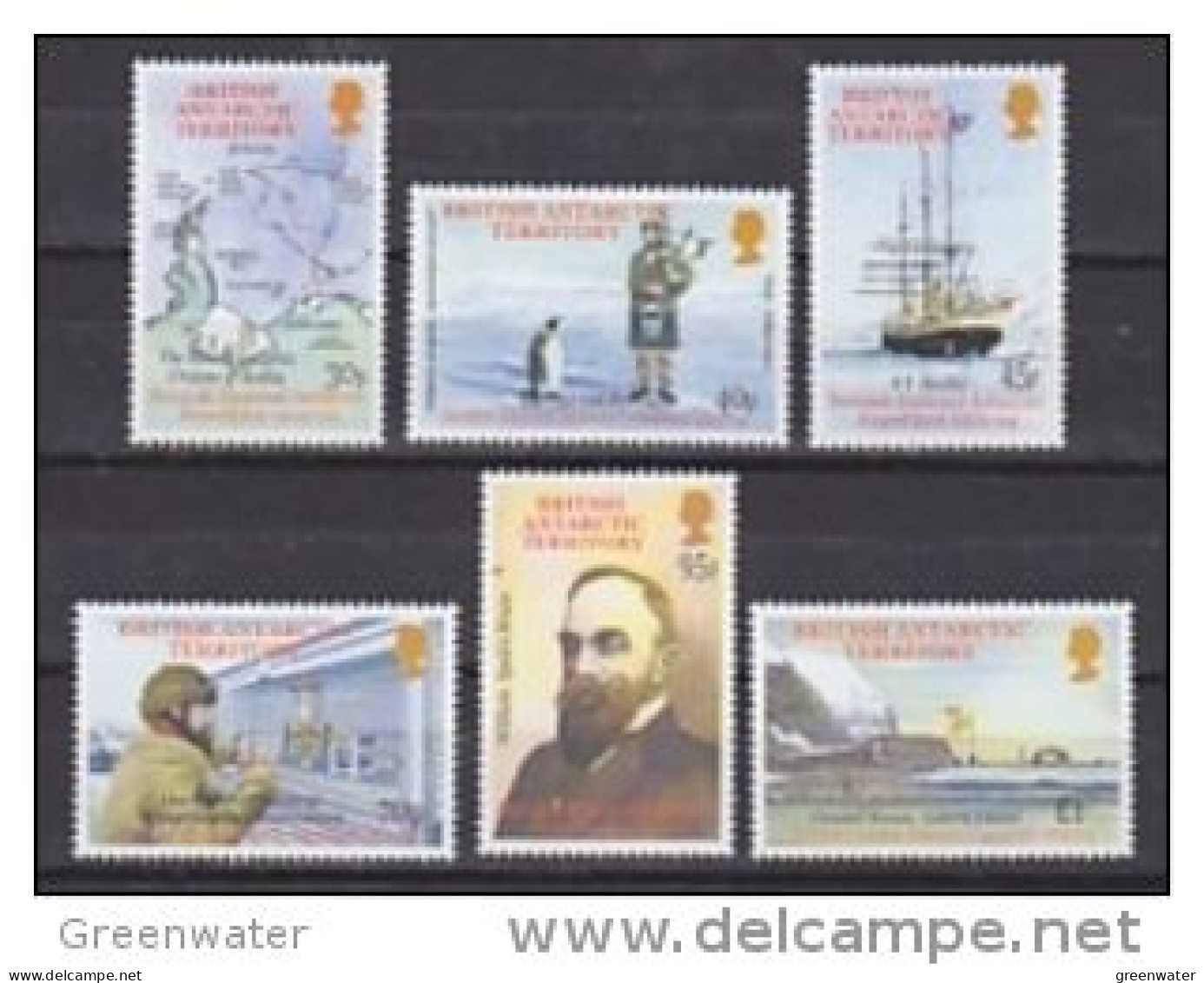 British Antarctic Territory (BAT) 2001 Scottish National Antarctic Expedition 6v ** Mnh (59534) - Unused Stamps