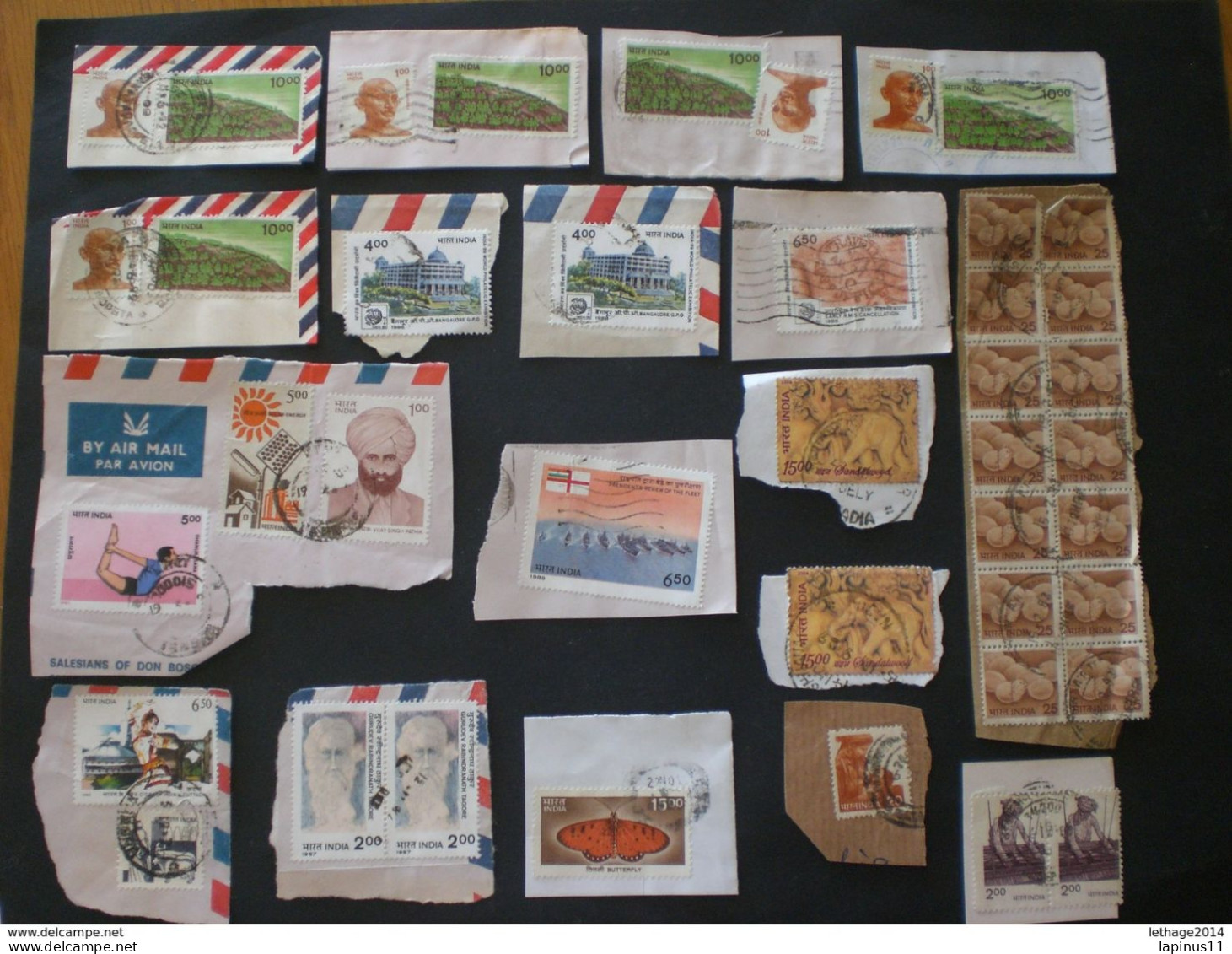 INDIA INDIE INDIEN INDE इंडिया STAMPS LOT STOCK + SCANNERS - Collections, Lots & Series