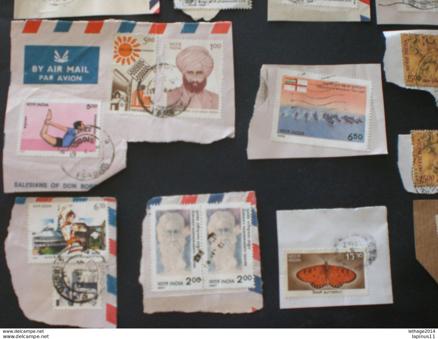 INDIA INDIE INDIEN INDE इंडिया STAMPS LOT STOCK + SCANNERS - Collections, Lots & Séries