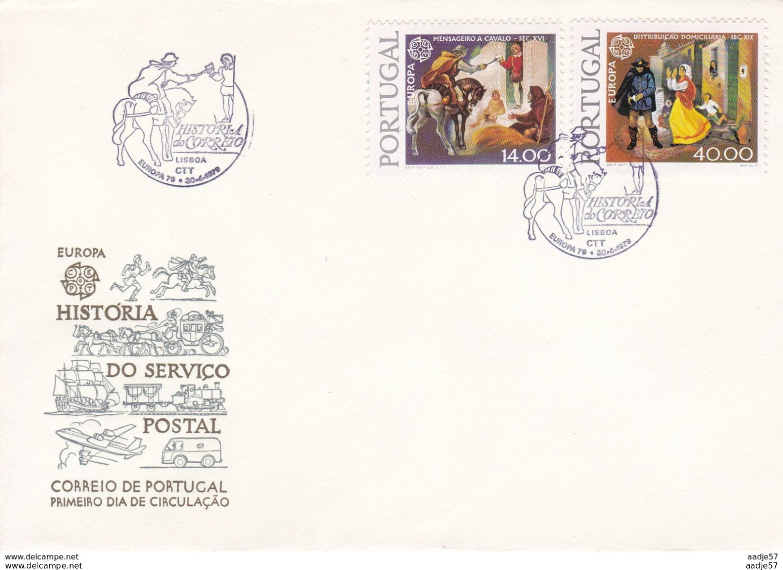 Portugal, 30.04.1979, FDC Europa CEPT - História Do Correio - Brieven En Documenten