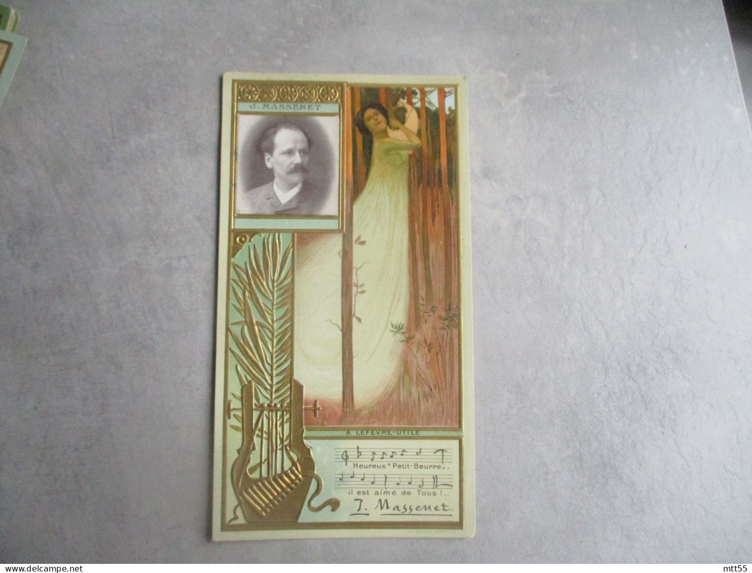 LU LEFEVRE UTILE CHROMO ART DECO  MASSENET MUSIQUE - Lu