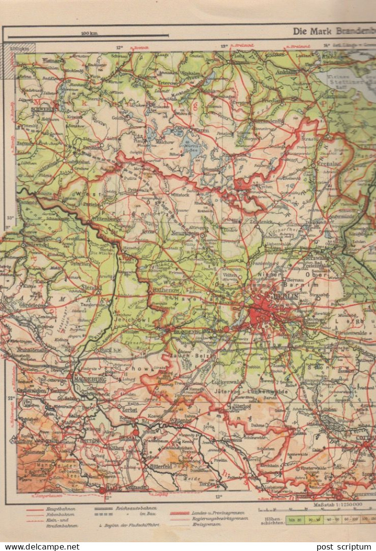 Livre - Heilatatlas Für Berlin Und Die Mart Brandenburg - Landkarten