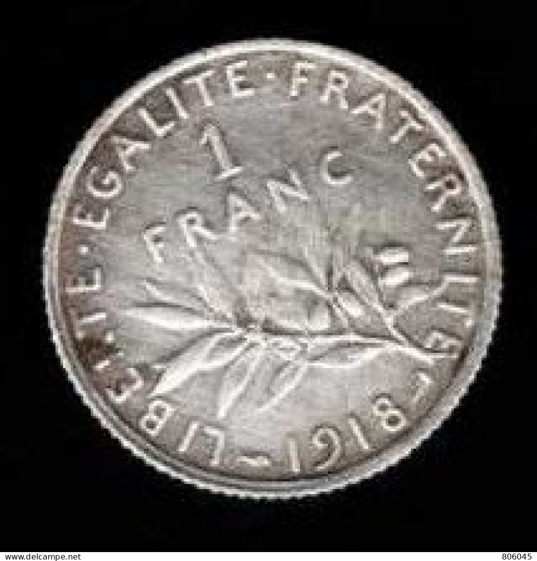 1 Franc "Semeuse" 1918 - 1 Franc