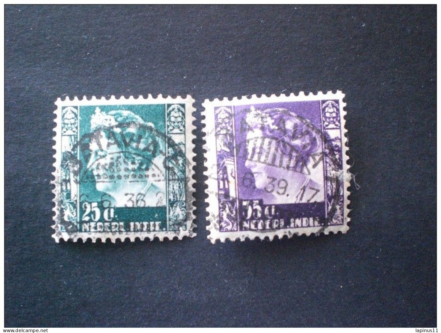 STAMPS PAESI BASSI INDIE OLANDESI 1934 -1937 Queen Wilhelmina - Indes Néerlandaises