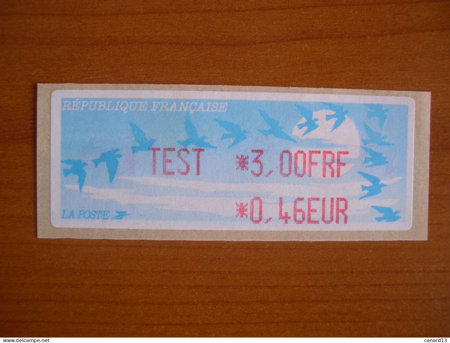 France Vignette De Distributeur N° 263 Test Rouge Neuf** - 1999-2009 Geïllustreerde Frankeervignetten