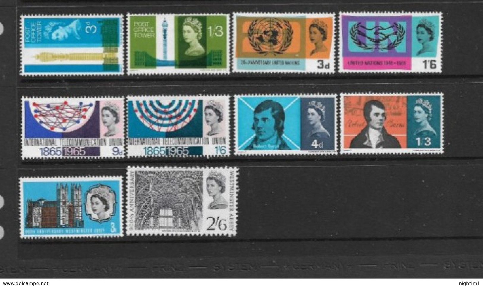 GREAT BRITAIN COLLECTION.  ELIZABETH EARLY MINT SETS. 1953-1966. 3 PHOTOS. - Ongebruikt