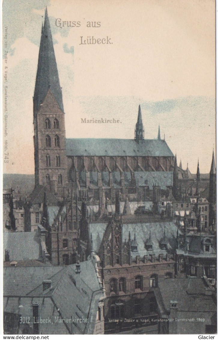 Gruss Aus Lübeck - Marienkirche - Luebeck