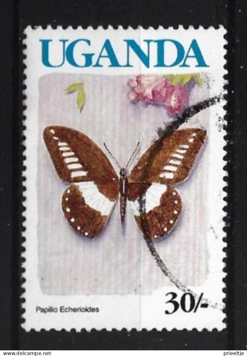 Uganda 1989 Butterfly  Y.T. 610a (0) - Oeganda (1962-...)
