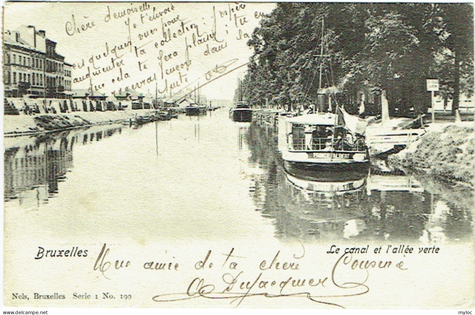 Bruxelles. Canal Et Allée Verte. - Transport (sea) - Harbour