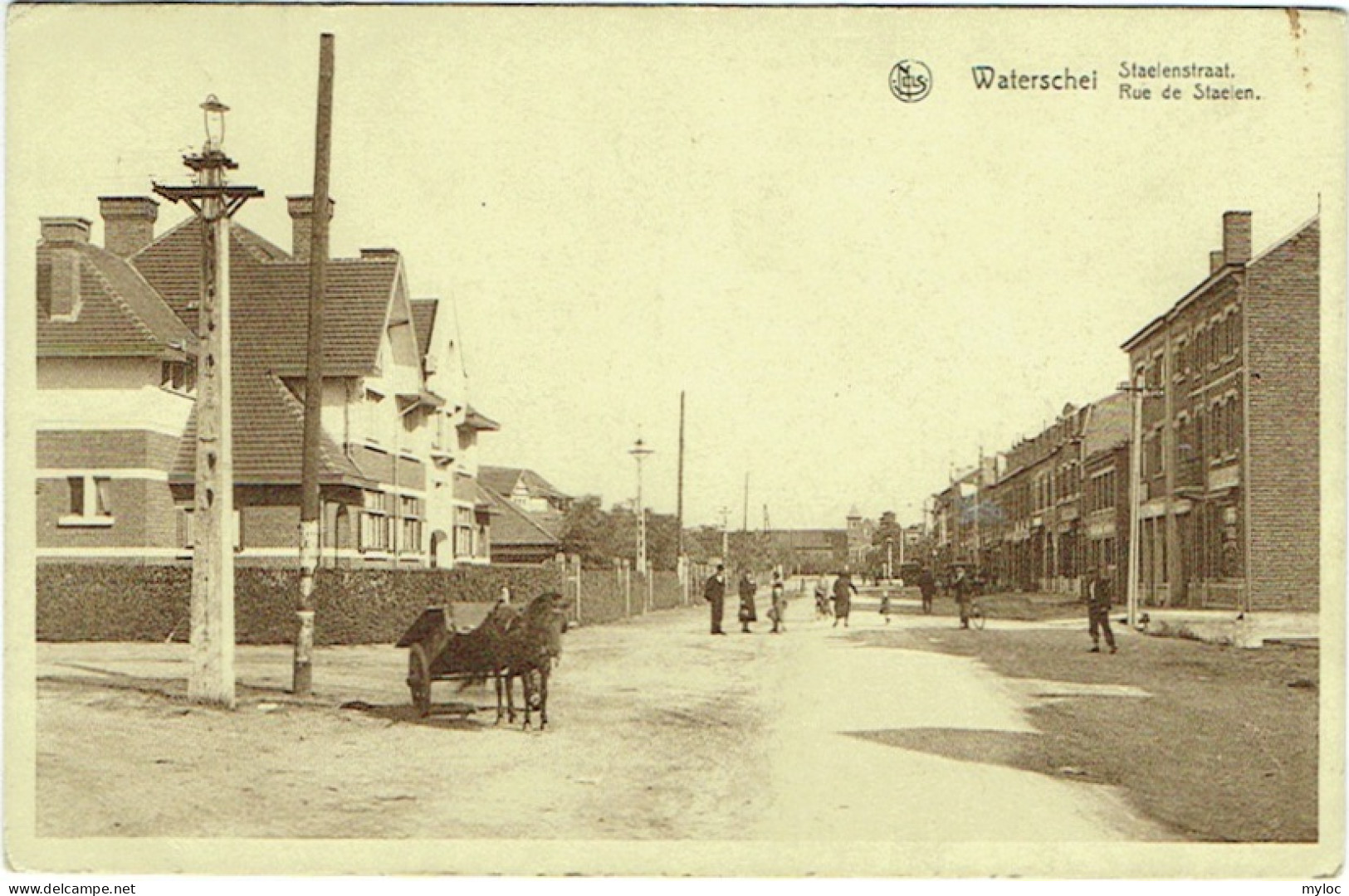 Genk. Waterschei. Staelenstraat. Rue De Staelen. - Genk