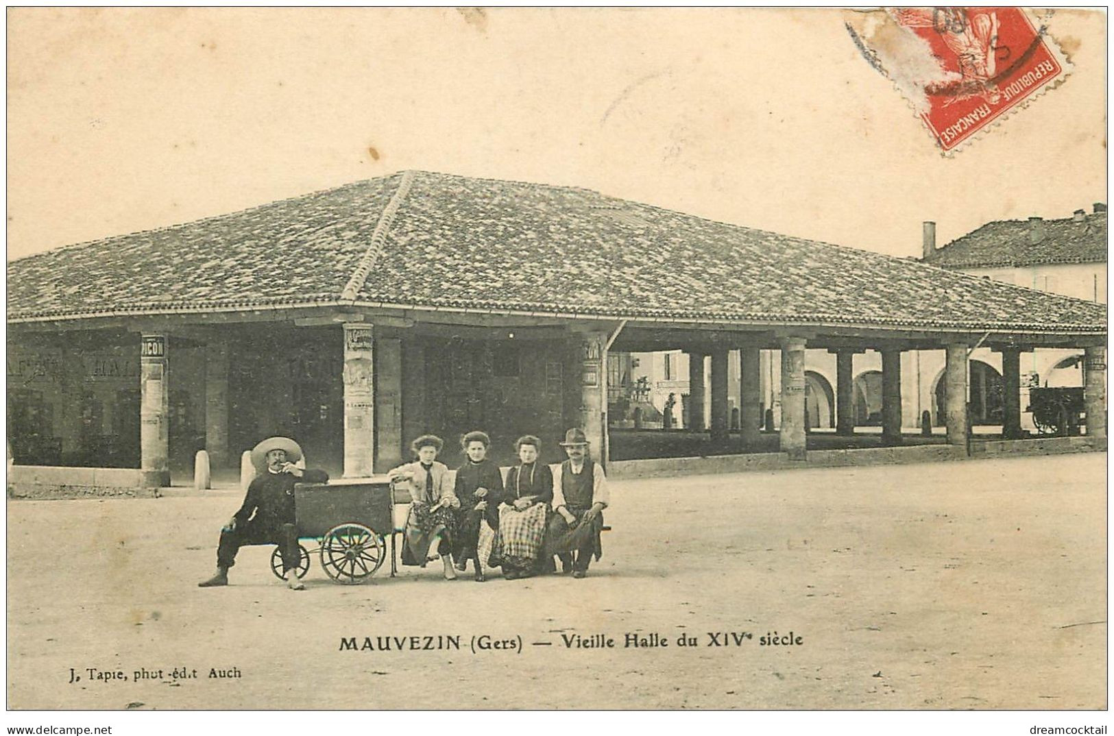 32 MAUVEZIN. Vieille Halle 1909 - Lectoure