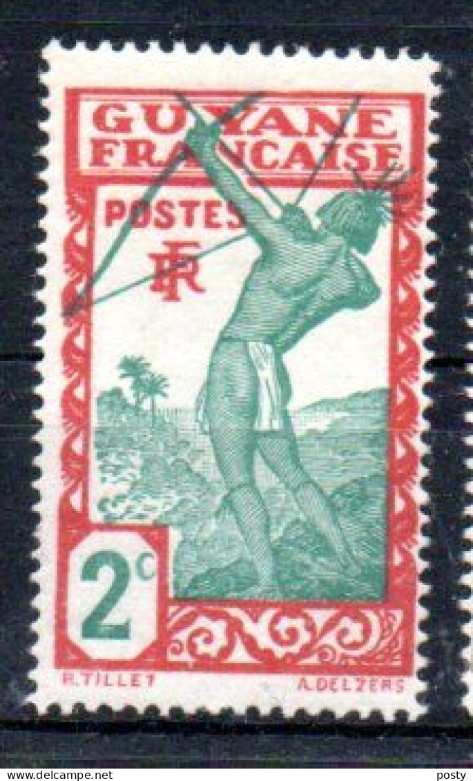 GUYANE FRANCAISE - FRENCH GUYANA - 1929 - INDIGENE TIRANT A L'ARC - LOCAL WARRIOR WITH BOW - 2ç - - Nuovi