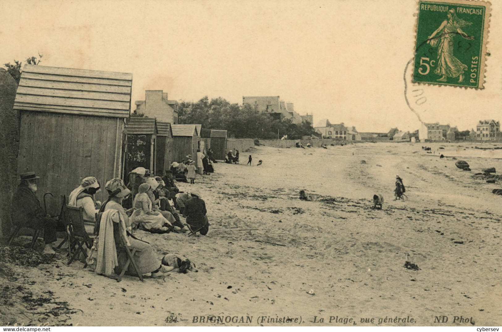 BRIGNOGAN - La Plage, Vue Générale - Belle Animation - Brignogan-Plage