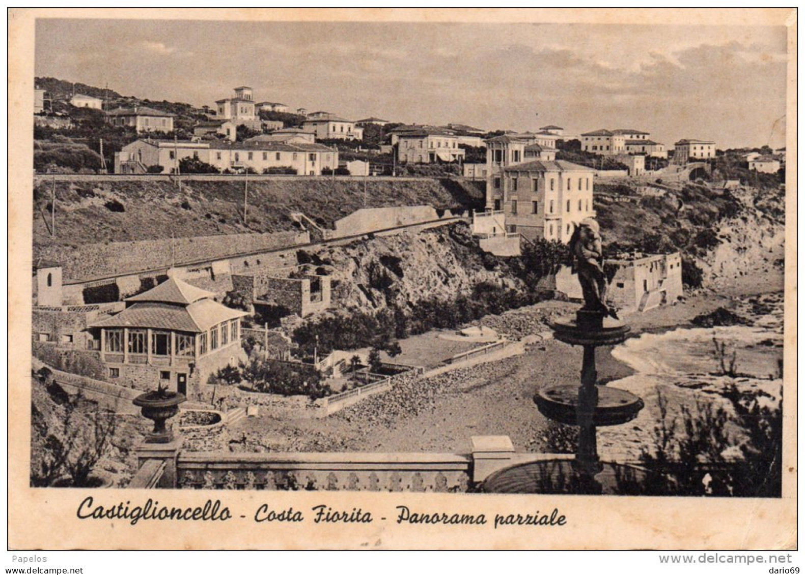 1938 CARTOLINA CASTIGLIONCELLO  LIVORNO - Livorno