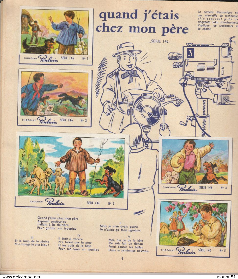 Album CHOCOLAT POULAIN - Télé Chansons De France ( Complet ) - Albumes & Catálogos