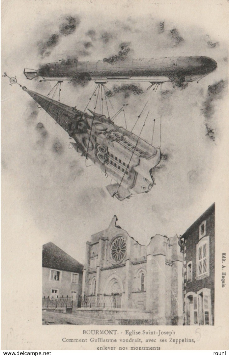 Eglise Saint Joseph - Comment Guillaume Voudrait Avec Ses Zeppelins Enlever Nos Monuments - Bourmont