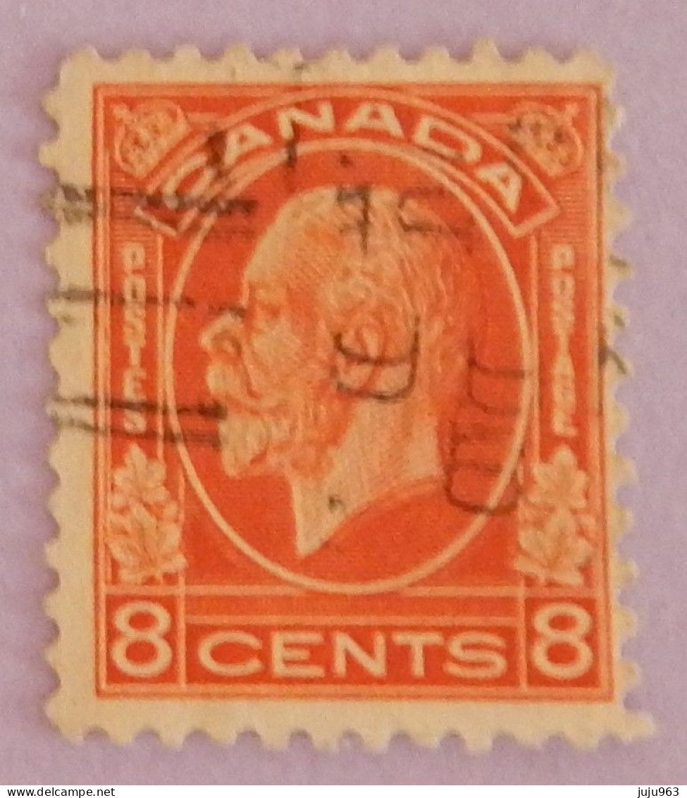 CANADA YT 166 OBLITÉRÉ "GEORGE V" ANNÉES 1932/1933 - Usati