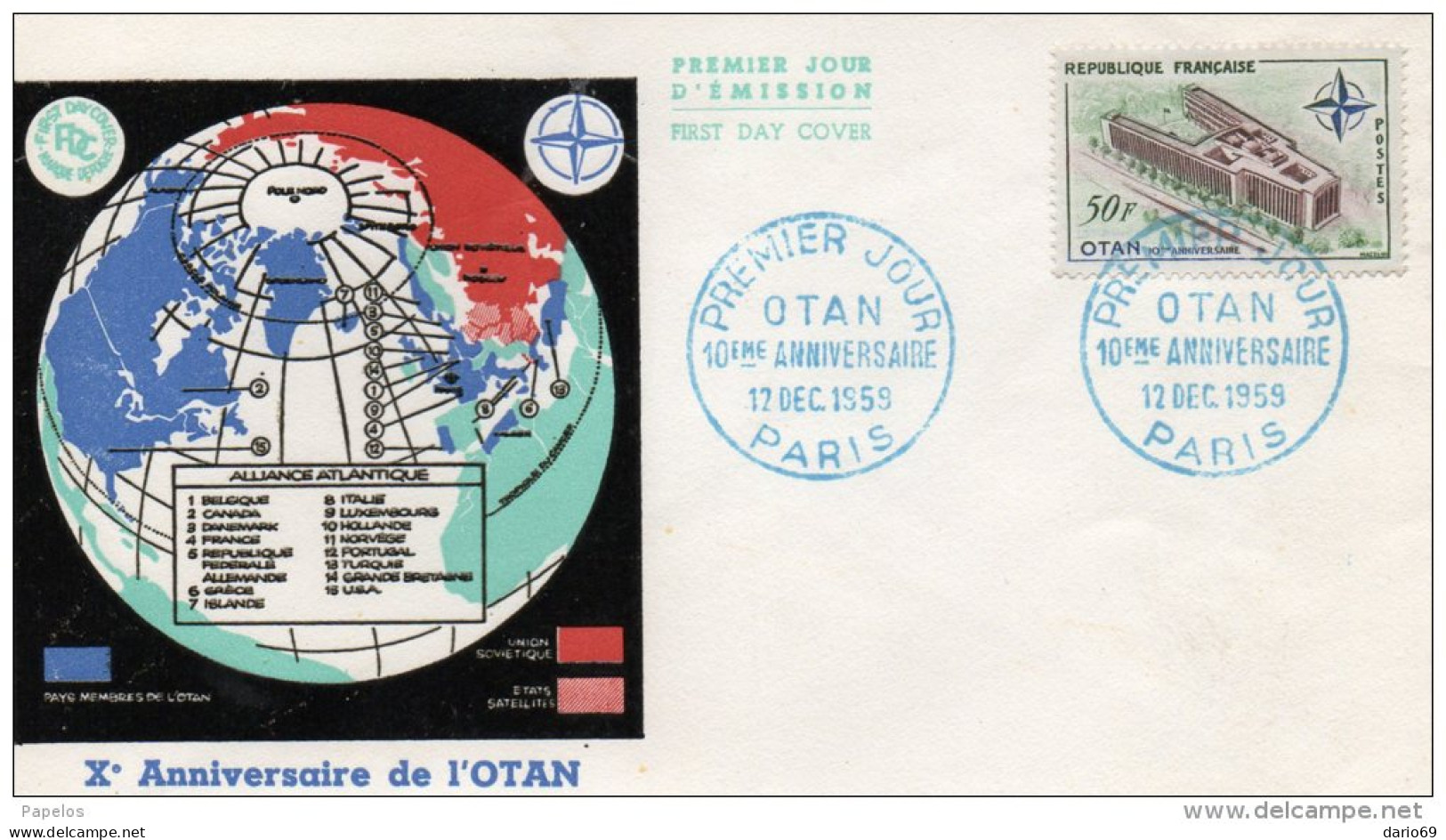 1959  LETTERA - 1950-1959