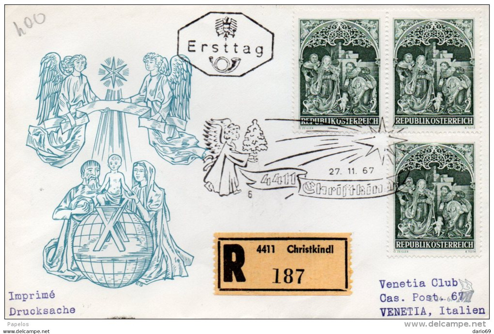 1967  LETTERA - Covers & Documents