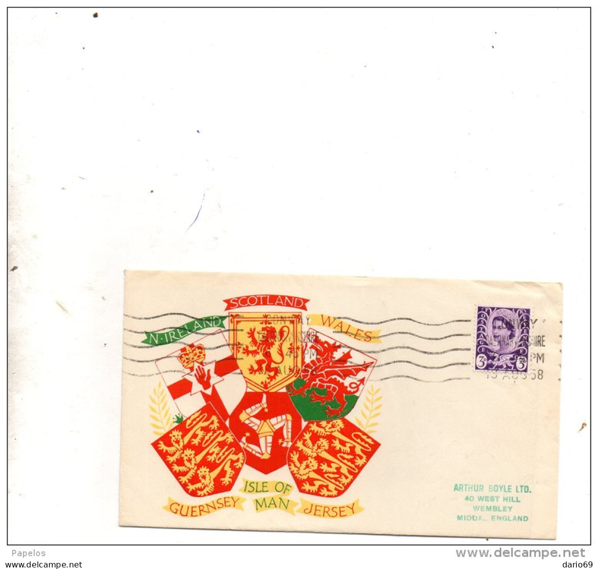 1958  LETTERA - Storia Postale