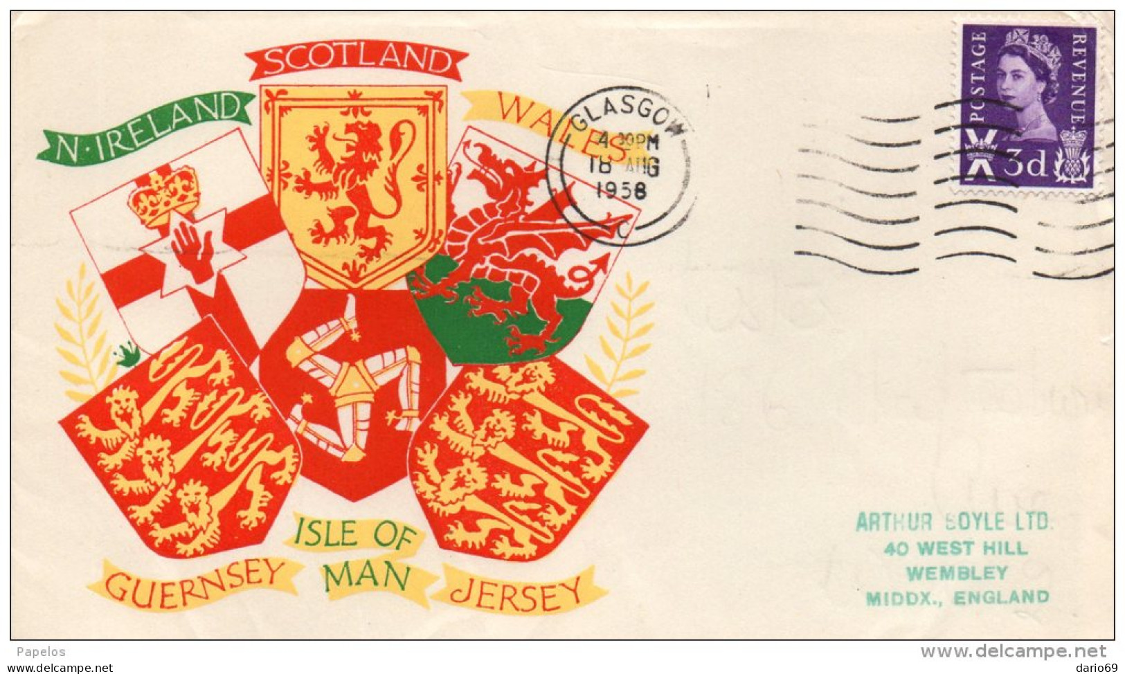 1958  LETTERA - Storia Postale