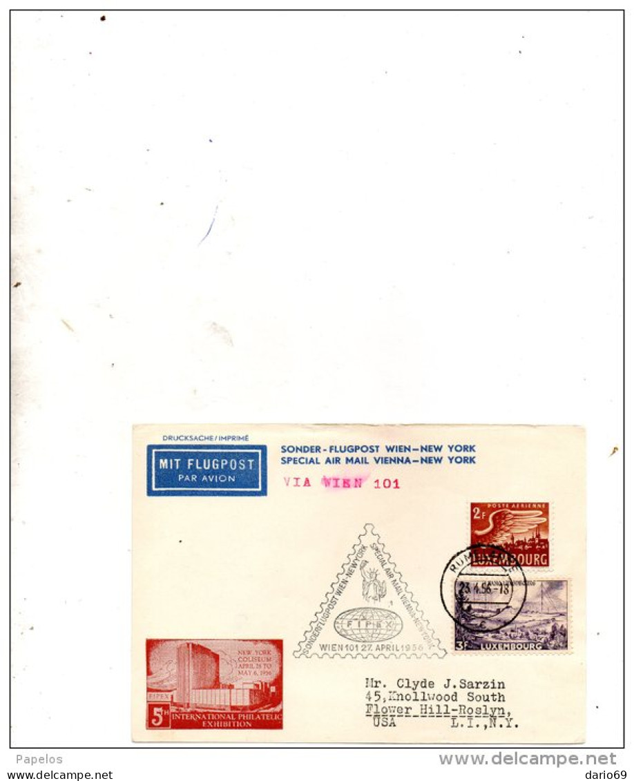 1956  LETTERA - Lettres & Documents
