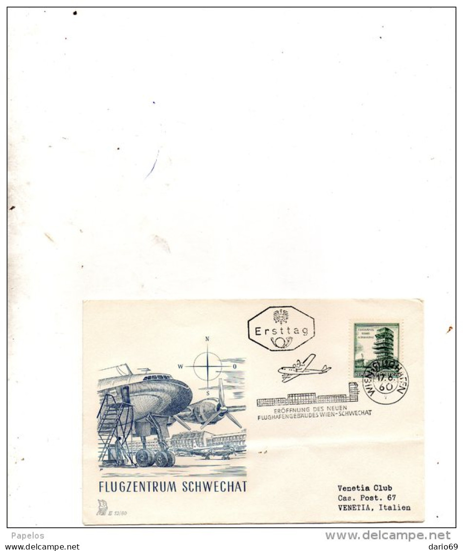 1960 LETTERA - FDC