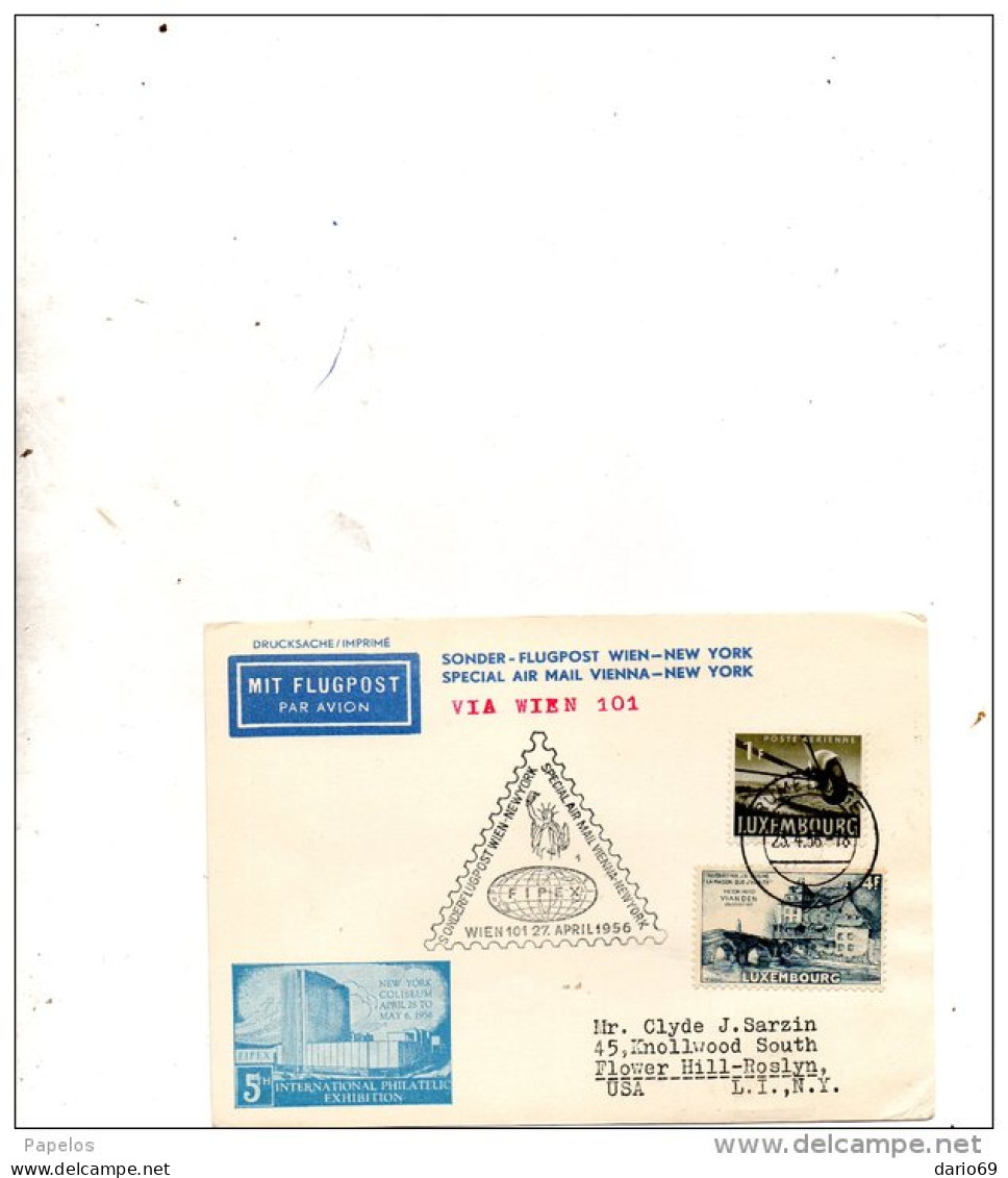 1956  LETTERA - Storia Postale