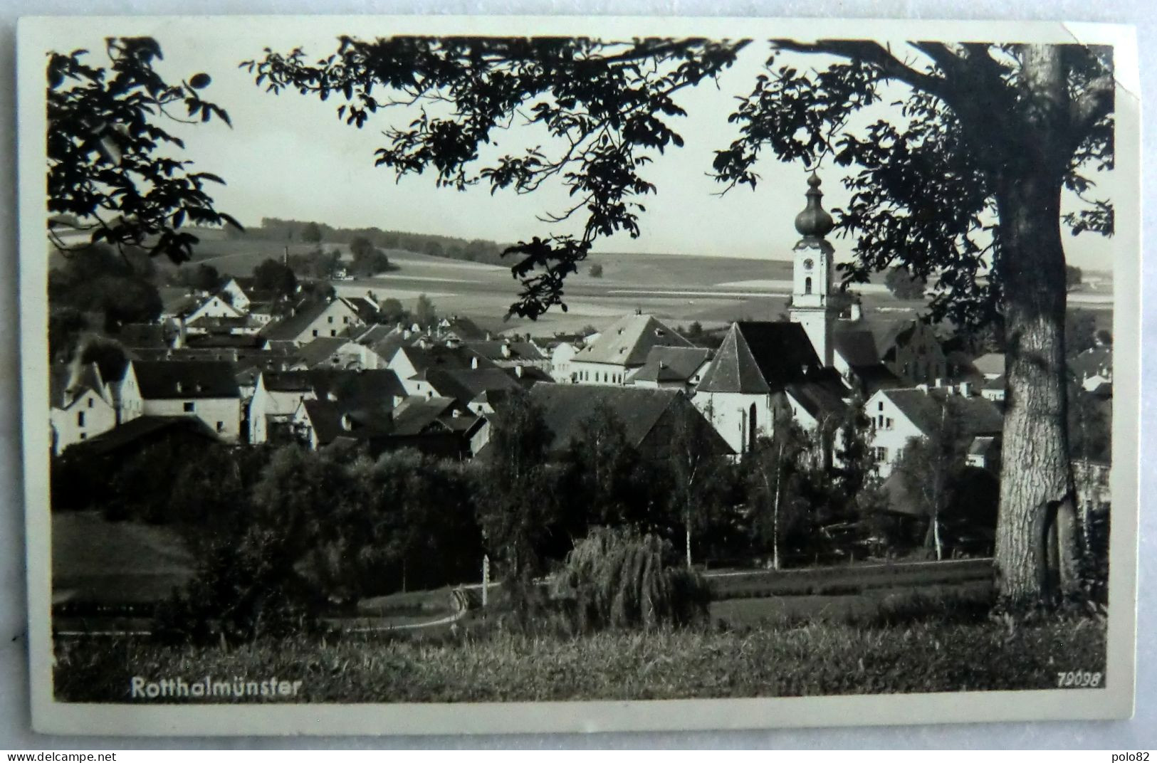 Alte Ansichtskarte / Postkarte - Rotthalmünster, Ortsansicht - Bad Füssing