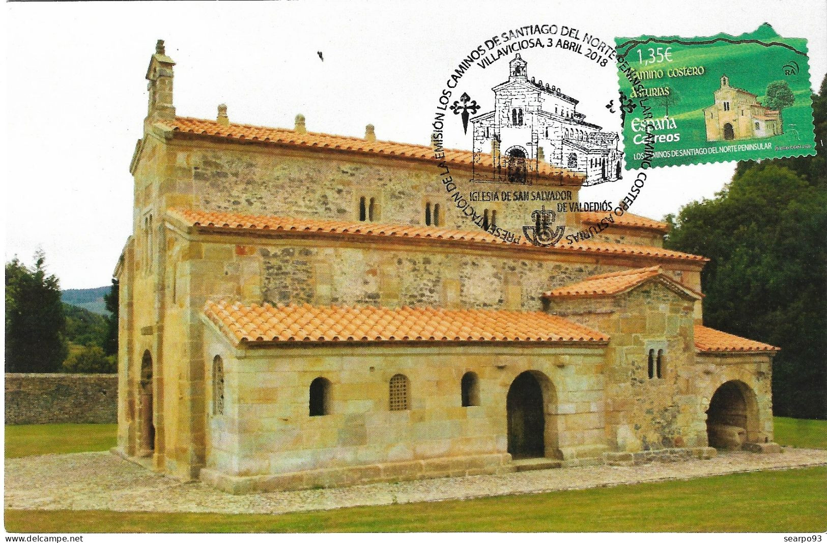 SPAIN. MAXICARD. SAN SALVADOR DE VALDEDIOS "EL CONVENTIN". VILLAVICIOSA (ASTURIAS). 2018 - Maximum Cards