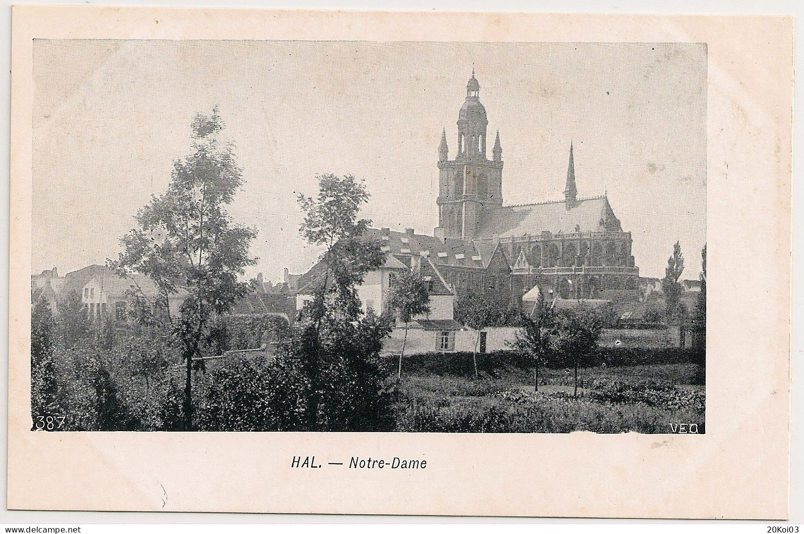 HAL Kerk Notre-Dame, Eglise Notre-Dame HALLE 1900s Vintage_CPA TTB-SUP - Halle