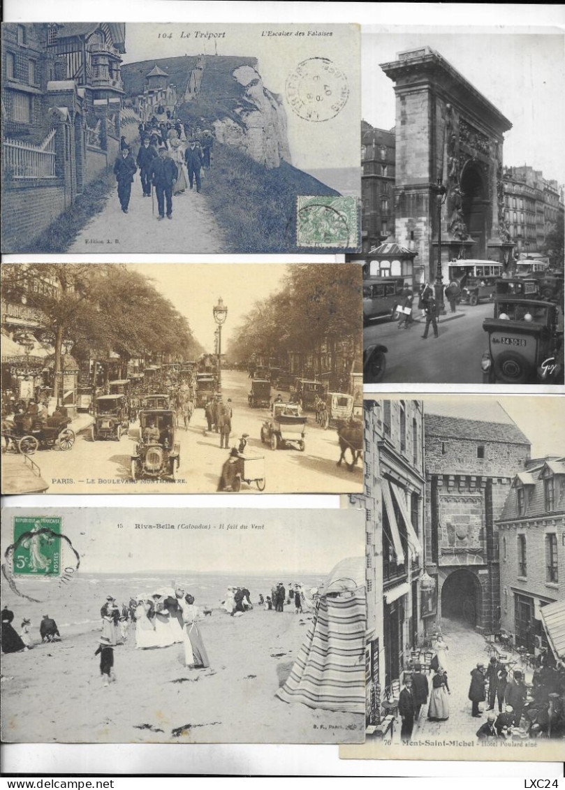 Grand Lot 8000 CPA Avec Quelques CPSM Petit Format France. Drouille Et Petites Cartes. (1900/1960). - 500 Postcards Min.